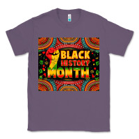 Lavender Black History Month Classic Tee - Zillion Design Studio