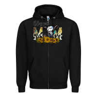 Black blessed Zipper Hoodie - CowhideDigitalArt