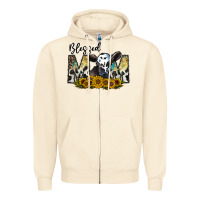 Sandshell blessed Zipper Hoodie - CowhideDigitalArt