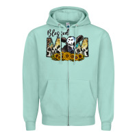 Seafoam blessed Zipper Hoodie - CowhideDigitalArt