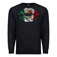 Black mexico lips Premium Sweatshirt - AdoDesignShop