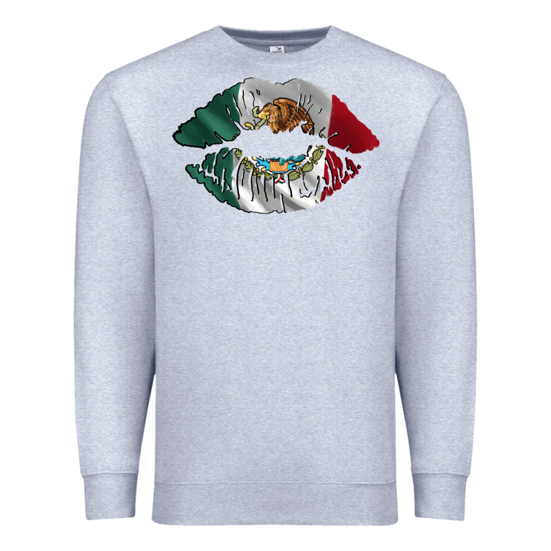 Mexico Lips Premium Sweatshirt by AdoDesignShop | Teevron