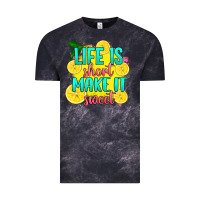Cloud Black life is  make it sweet Vintage Tee - RanaPortraitStore