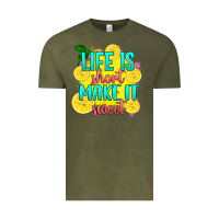 Vintage Olive life is  make it sweet Vintage Tee - RanaPortraitStore