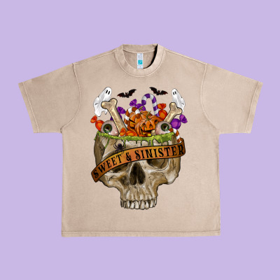 Sweet & Sinister Urban Heavy Tee Designed By Ranaportraitstore