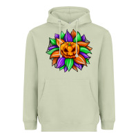 Matcha sunflower halloween Heavyweight Hoodie - JahusDesignShop