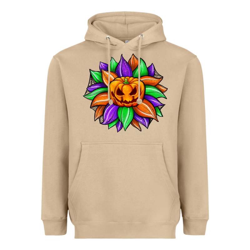 Sunflower Halloween Heavyweight Hoodie by JahusDesignShop | Teevron