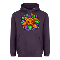 Plum sunflower halloween Heavyweight Hoodie - JahusDesignShop