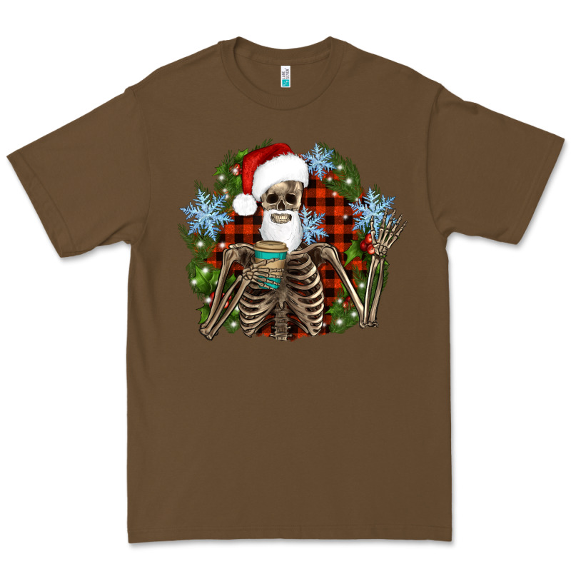 Santa Skeleton Christmas Premium Tee by Artiststas | Teevron