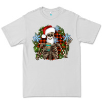 Dove Grey Santa skeleton christmas Premium Tee - Artiststas