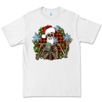 White Santa skeleton christmas Premium Tee - Artiststas