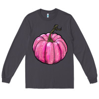 Smoke breast cancer awereness pumpkin Long Sleeve Tee - RanaPortraitStore