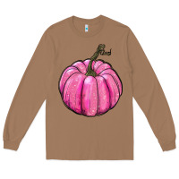 Toasted Coconut breast cancer awereness pumpkin Long Sleeve Tee - RanaPortraitStore
