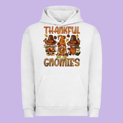 Thankful For My Gnomies Bbs Urban Hoodie Designed By Bundleandbundleshop