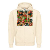 Sandshell christmas leopard chicken Zipper Hoodie - FaDigitalArtStudio