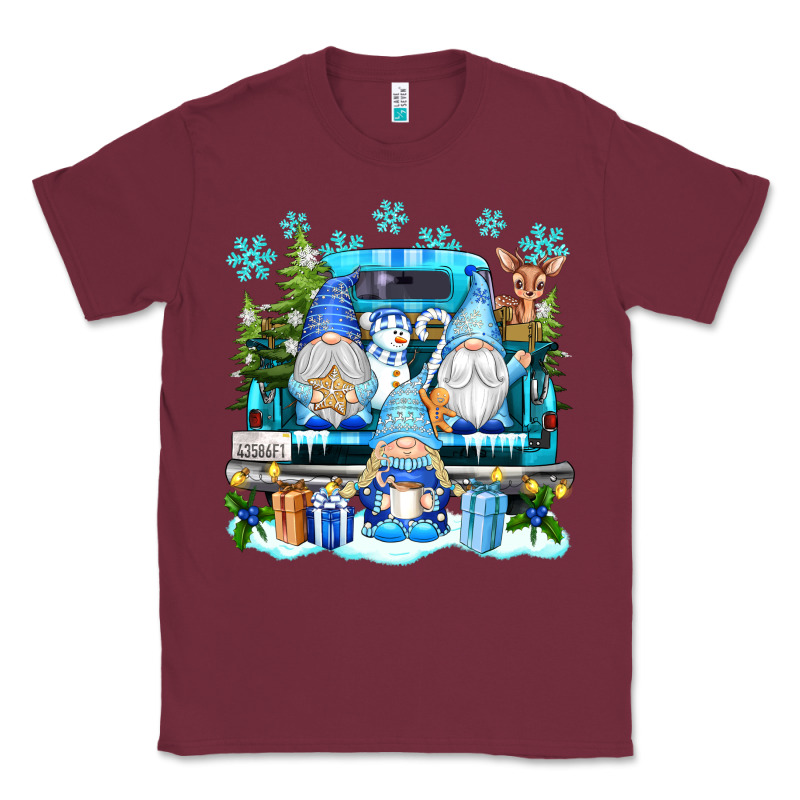 Snowman Gnome Truck Classic Tee by texasbilliewilder | Teevron