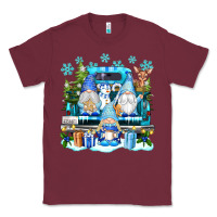 Burgundy snowman gnome truck Classic Tee - texasbilliewilder