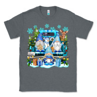 Charcoal Heather snowman gnome truck Classic Tee - texasbilliewilder
