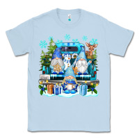 Dusty Blue snowman gnome truck Classic Tee - texasbilliewilder
