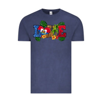 Vintage Denim love haitian republic Vintage Tee - RanaPortraitStore