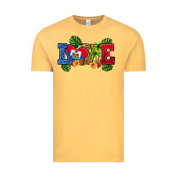 Vintage Mustard love haitian republic Vintage Tee - RanaPortraitStore