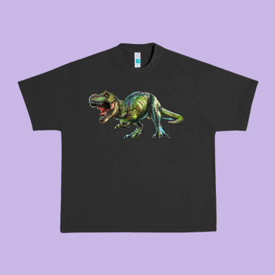 T Rex Dinosaur Urban Heavy Tee Designed By Ranaportraitstore