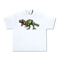 White t rex dinosaur Urban Heavy Tee - RanaPortraitStore