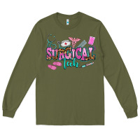 Army Green surgical tech Long Sleeve Tee - AdoDesignShop