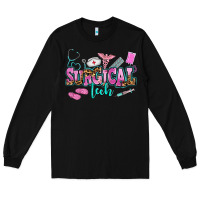 Black surgical tech Long Sleeve Tee - AdoDesignShop