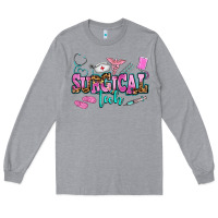 Heather Grey surgical tech Long Sleeve Tee - AdoDesignShop