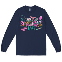 Navy surgical tech Long Sleeve Tee - AdoDesignShop