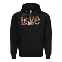 Black coffee İs mt love Zipper Hoodie - CowhideDigitalArt
