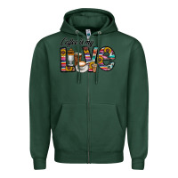 Sports Green coffee İs mt love Zipper Hoodie - CowhideDigitalArt