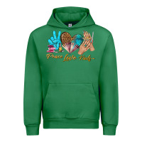 Emerald peace love nails bbs Urban Hoodie - BundleAndBundleShop