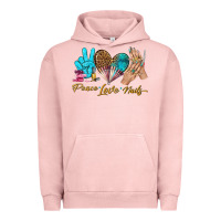 Pigment Salmon peace love nails bbs Urban Hoodie - BundleAndBundleShop