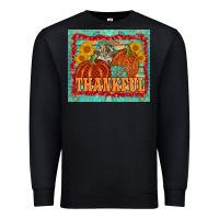 Black pumpkin sunflower tumbler Premium Sweatshirt - AdoDesignShop