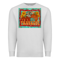 Dove Grey pumpkin sunflower tumbler Premium Sweatshirt - AdoDesignShop