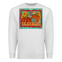 Oatmeal Heather pumpkin sunflower tumbler Premium Sweatshirt - AdoDesignShop