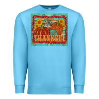 Pumpkin Sunflower Tumbler Premium Sweatshirt | Teevron
