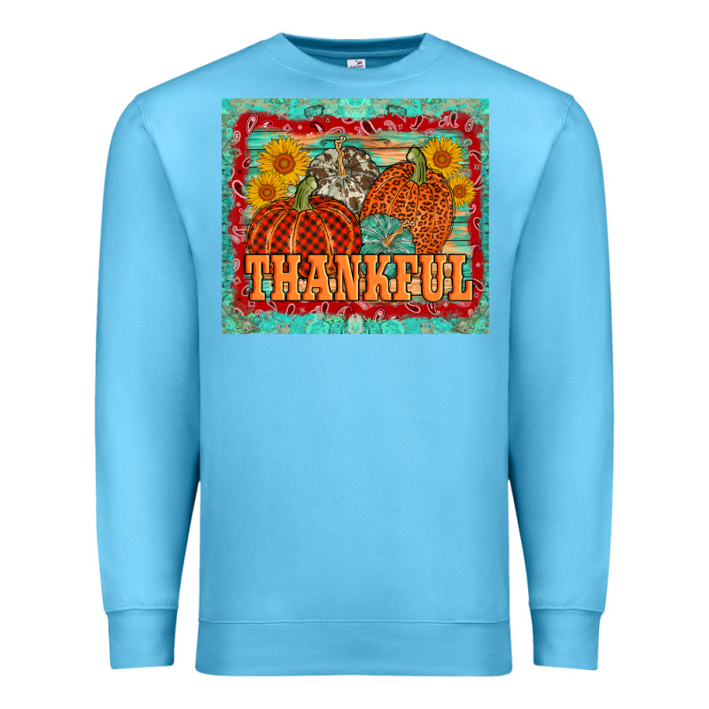 Pumpkin Sunflower Tumbler Premium Sweatshirt by AdoDesignShop | Teevron