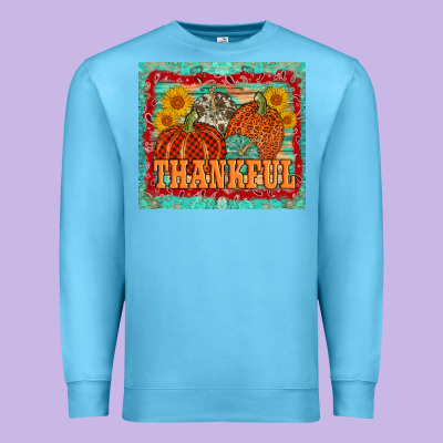 Pumpkin Sunflower Tumbler Premium Sweatshirt Designed By Adodesignshop