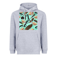 Heather Grey literature seamless pattern Heavyweight Hoodie - BundleAndBundleShop