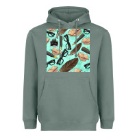 Sage literature seamless pattern Heavyweight Hoodie - BundleAndBundleShop