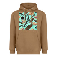 Toasted Coconut literature seamless pattern Heavyweight Hoodie - BundleAndBundleShop