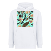 White literature seamless pattern Heavyweight Hoodie - BundleAndBundleShop