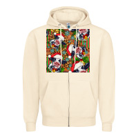 Sandshell christmas leopard cow Zipper Hoodie - FaDigitalArtStudio