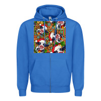 True Royal christmas leopard cow Zipper Hoodie - FaDigitalArtStudio