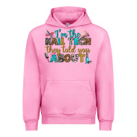 Fuchsia Pink i'm the nail tech they told you about bbs Urban Hoodie - BundleAndBundleShop