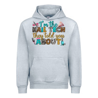 Heather Grey i'm the nail tech they told you about bbs Urban Hoodie - BundleAndBundleShop