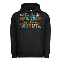 Pigment Black i'm the nail tech they told you about bbs Urban Hoodie - BundleAndBundleShop